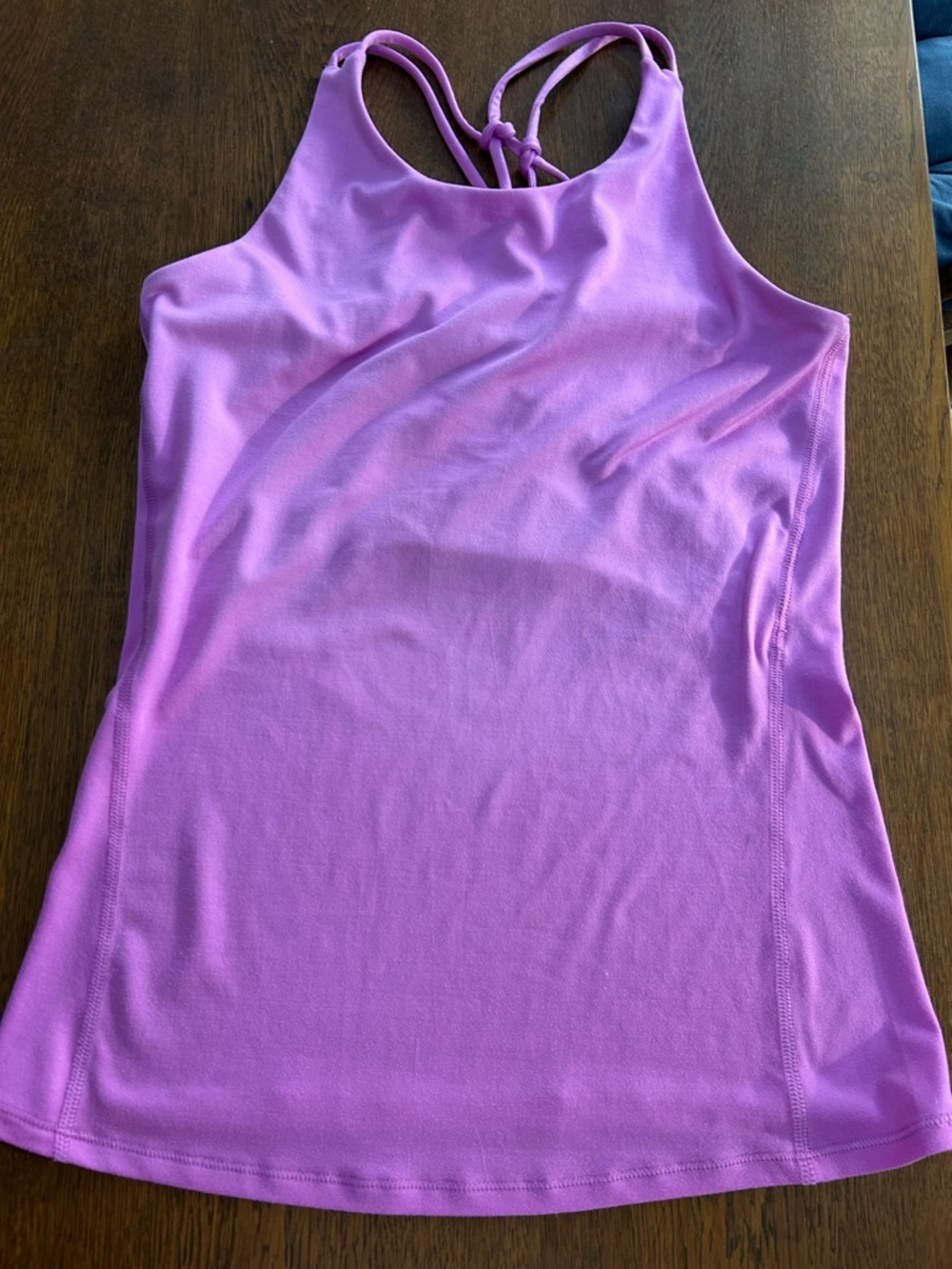 “ all in motion” Pink / Lavender mix Strappy Performance Tank Top, size 14. (XL)